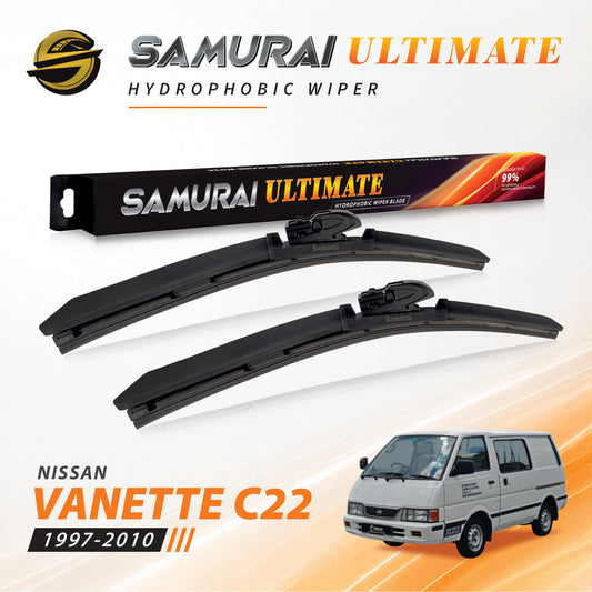 SAMURAI ULTIMATE [Nissan Vanette C22] Hydrophobic Car Wiper Blade