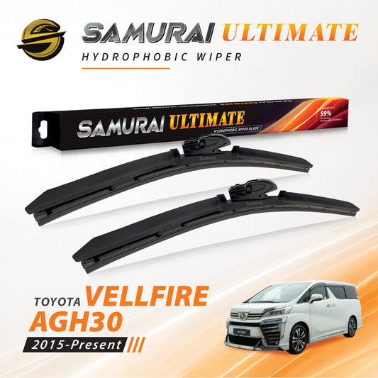 SAMURAI ULTIMATE [Toyota Vellfire AGH30 2015-Present] Hydrophobic Car Wiper Blade