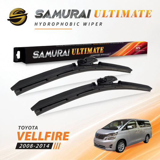 SAMURAI ULTIMATE [Toyota Vellfire 2008-2014] Hydrophobic Car Wiper Blade
