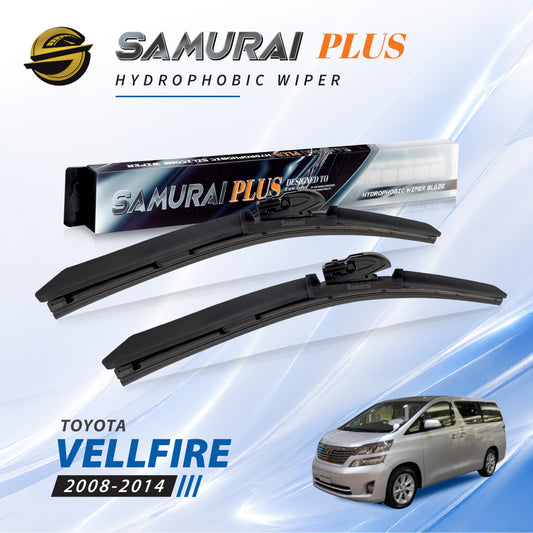 SAMURAI PLUS [Toyota Vellfire 2008-2014] Hydrophobic Car Wiper Blade