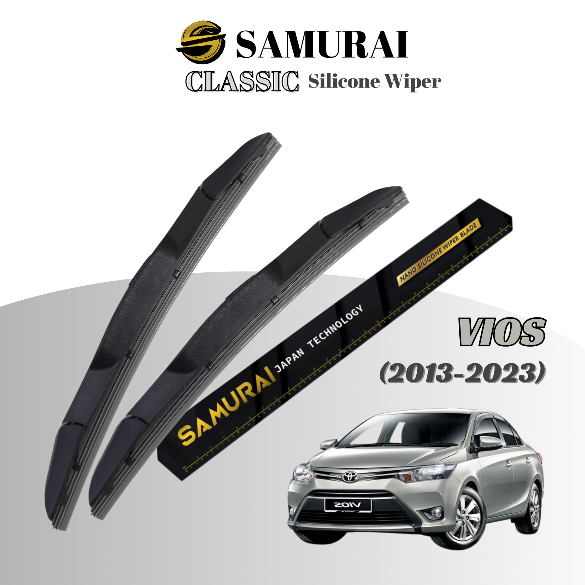 [Toyota Vios 2013-2023] SAMURAI CLASSIC Car Wiper Blade