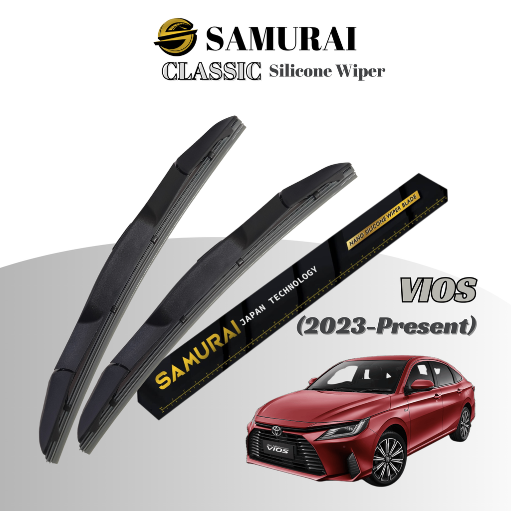 [Toyota Vios 2023-Present] SAMURAI CLASSIC Car Wiper Blade