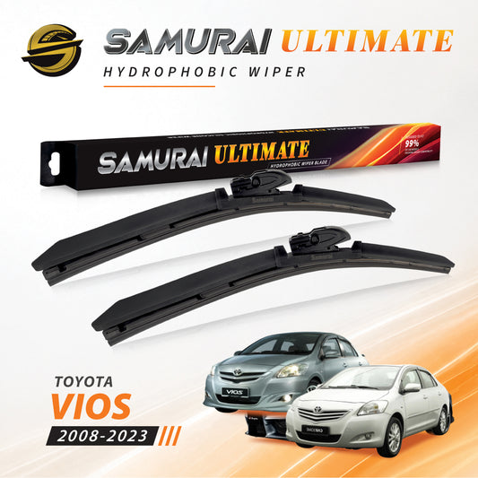 SAMURAI ULTIMATE [Toyota Vios 2008-2023] Hydrophobic Car Wiper Blade