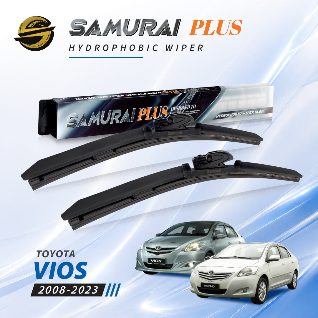 SAMURAI PLUS [Toyota Vios 2008-2023] Hydrophobic Car Wiper Blade