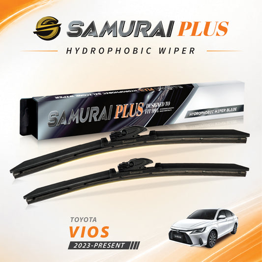 SAMURAI PLUS [Toyota Vios 2023-Present] Hydrophobic Car Wiper Blade