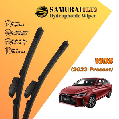 SAMURAI PLUS [Toyota Vios 2023-Present] Hydrophobic Car Wiper Blade