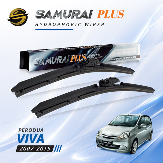 SAMURAI PLUS [Perodua Viva] Hydrophobic Car Wiper Blade