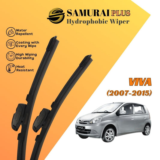 SAMURAI PLUS [Perodua Viva] Hydrophobic Car Wiper Blade