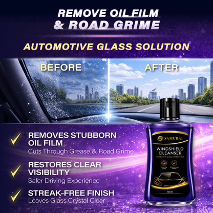 Samurai Windshield Cleanser 100ml [Concentrated 1:100 Car Glass Cleaner | Wiper Washer Fluid]