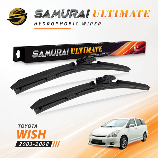 SAMURAI ULTIMATE [Toyota Wish 2003-2008] Hydrophobic Car Wiper Blade