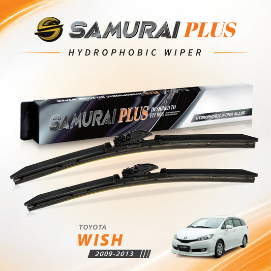 SAMURAI PLUS [Toyota Wish 2009-2013] Hydrophobic Car Wiper Blade