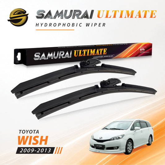 SAMURAI ULTIMATE [Toyota Wish 2009-2013] Hydrophobic Car Wiper Blade