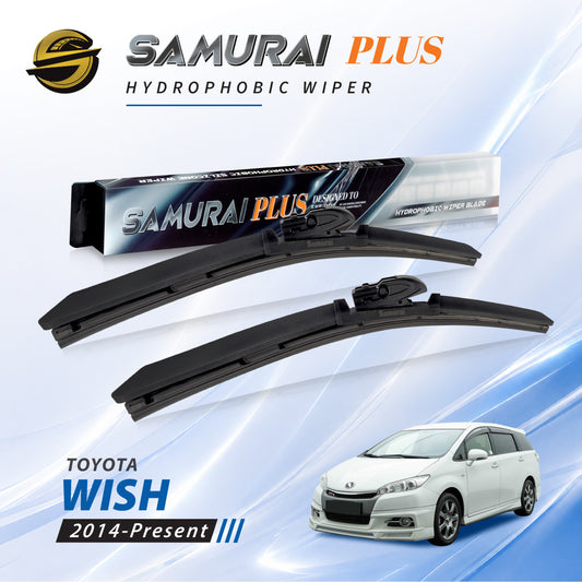 SAMURAI PLUS [Toyota Wish 2014-Present] Hydrophobic Car Wiper Blade
