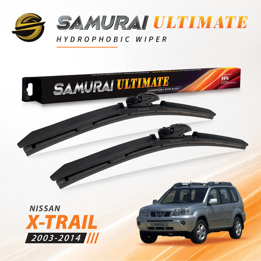 SAMURAI ULTIMATE [Nissan X-Trail 2003-2014] Hydrophobic Car Wiper Blade