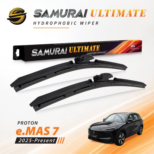 SAMURAI ULTIMATE [Proton e.Mas 7] Hydrophobic Car Wiper Blade